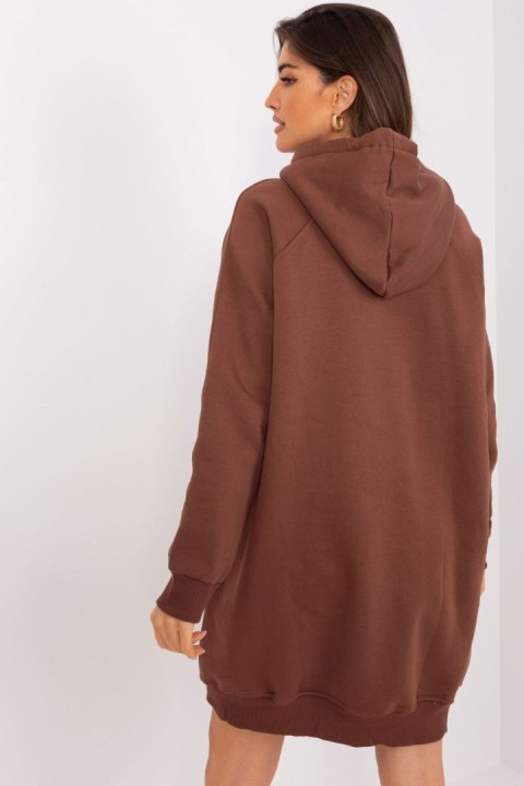 Bluza Damska Model EM-BL-704.99P Brown - Ex Moda Ex Moda Bluza Damska Model EM-BL-704.99P Brown - Ex Moda Ex Moda