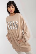 Bluza Damska Model EM-BL-U719.82P Beige - Ex Moda Ex Moda Bluza Damska Model EM-BL-U719.82P Beige - Ex Moda Ex Moda