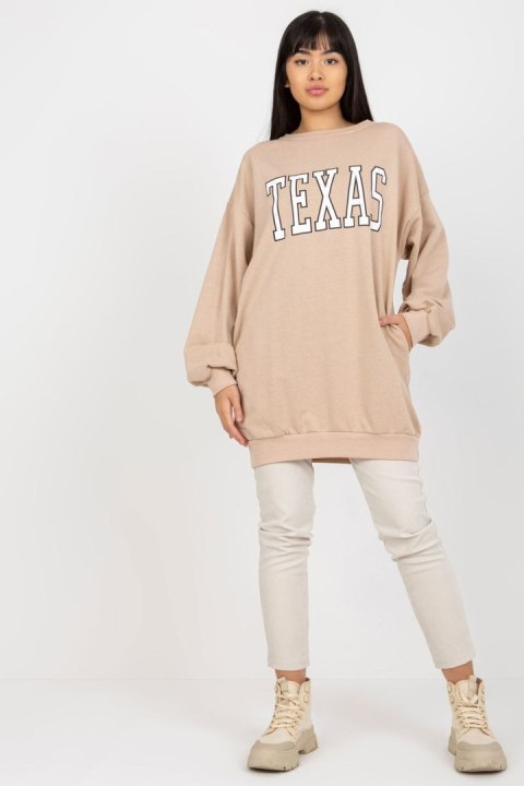 Bluza Damska Model EM-BL-U719.82P Beige - Ex Moda Ex Moda Bluza Damska Model EM-BL-U719.82P Beige - Ex Moda Ex Moda