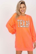 Bluza Damska Model EM-BL-U719.82P Fluo Orange - Ex Moda Ex Moda Bluza Damska Model EM-BL-U719.82P Fluo Orange - Ex Moda Ex Moda