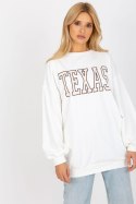 Bluza Damska Model EM-BL-U719.82P White/Pink - Ex Moda Ex Moda Bluza Damska Model EM-BL-U719.82P White/Pink - Ex Moda Ex Moda