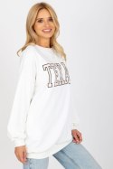 Bluza Damska Model EM-BL-U719.82P White/Pink - Ex Moda Ex Moda Bluza Damska Model EM-BL-U719.82P White/Pink - Ex Moda Ex Moda