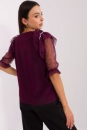 Bluzka Model LK-BZ-506682.26P Dark Violet - Lakerta Lakerta