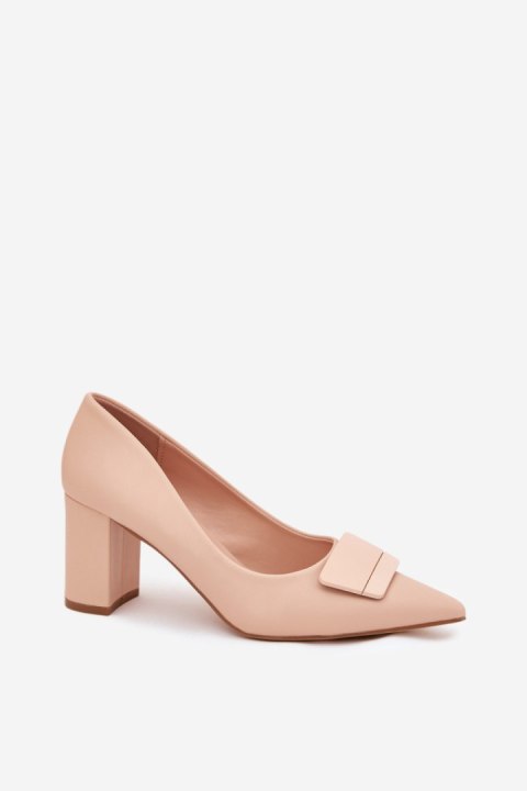 Czółenka Model Celira 55-A36 Beige - Step in style Step in style Czółenka Model Celira 55-A36 Beige - Step in style Step in style