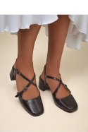 Czółenka Model Lollita 6351-1 Black - PRIMO PRIMO Czółenka Model Lollita 6351-1 Black - PRIMO PRIMO