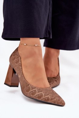 Czółenka Model Vinceza 62254 Brown - Step in style Step in style