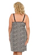 Koszulka nocna Koszula Nocna Model Omari II Plus Size Beige - Donna Donna Koszulka nocna Koszula Nocna Model Omari II Plus Size Beige - Donna Donna