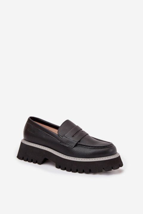 Mokasyny Model Big Star NN274049 Black - Step in style Step in style Mokasyny Model Big Star NN274049 Black - Step in style Step in style