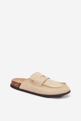 Sandał Klapki Model Nivalia 98-186 Beige - Step in style Step in style