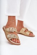 Sandał Klapki Model Tovira YHS-148 Gold - Step in style Step in style