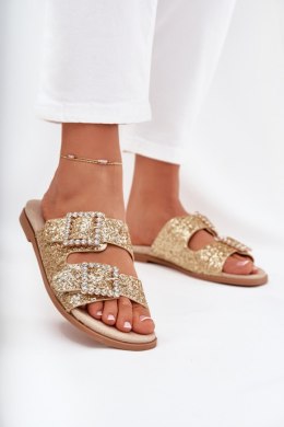 Sandał Klapki Model Tovira YHS-148 Gold - Step in style Step in style