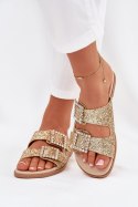 Sandał Klapki Model Tovira YHS-148 Gold - Step in style Step in style
