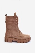 Workery Model Marx DA103P Dark Beige Zamsz - Step in style Step in style Workery Model Marx DA103P Dark Beige Zamsz - Step in style Step in style