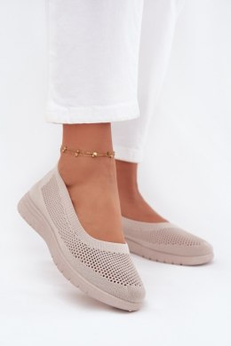 Baleriny Model Virella NB738 Beige - Step in style Step in style