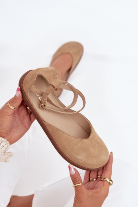 Baleriny Model Zazoo 191 Beige - Step in style Step in style Baleriny Model Zazoo 191 Beige - Step in style Step in style