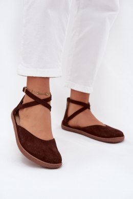 Baleriny Model Zazoo 191 Chocolate - Step in style Step in style