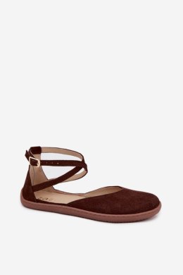 Baleriny Model Zazoo 191 Chocolate - Step in style Step in style