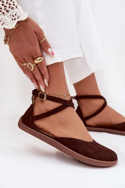 Baleriny Model Zazoo 191 Chocolate - Step in style Step in style Baleriny Model Zazoo 191 Chocolate - Step in style Step in style