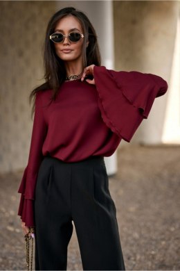 Bluzka Model Camila BOR BLU0218 Bordo - Roco Fashion Roco Fashion