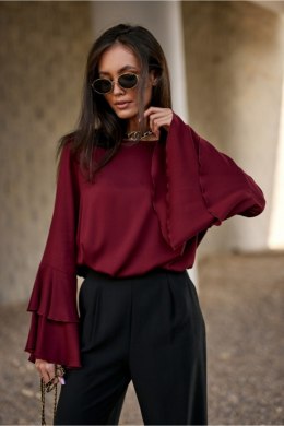 Bluzka Model Camila BOR BLU0218 Bordo - Roco Fashion Roco Fashion