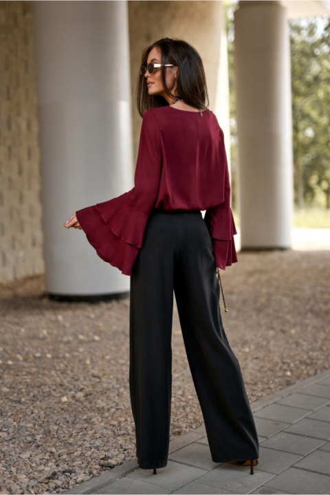 Bluzka Model Camila BOR BLU0218 Bordo - Roco Fashion Roco Fashion Bluzka Model Camila BOR BLU0218 Bordo - Roco Fashion Roco Fashion