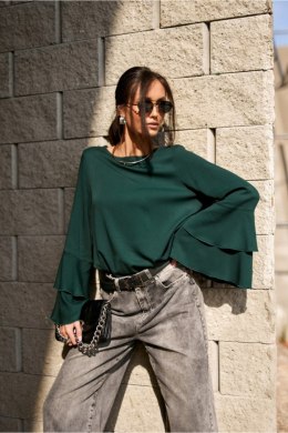 Bluzka Model Camila BUT BLU0218 Bottle Green - Roco Fashion Roco Fashion