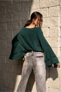 Bluzka Model Camila BUT BLU0218 Bottle Green - Roco Fashion Roco Fashion Bluzka Model Camila BUT BLU0218 Bottle Green - Roco Fashion Roco Fashion