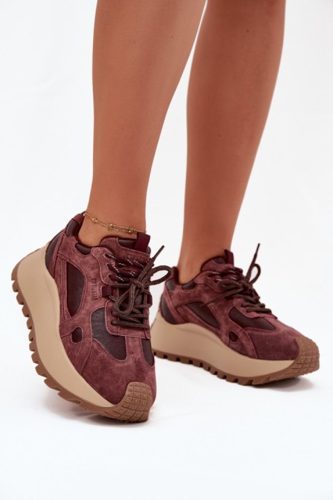 Buty Sportowe Model Big Star SS274625 HI-POLY SYSTEM Bordo - Step in style Step in style