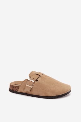 Sandał Klapki Model Big Star SS274738 Beige - Step in style Step in style