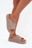 Sandał Klapki Model Big Star SS274424 Dark Beige - Step in style Step in style
