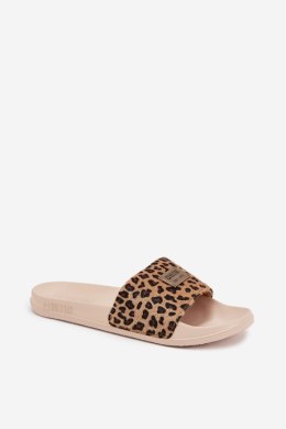 Sandał Klapki Model Big Star SS274715 Panterka/Beige - Step in style Step in style