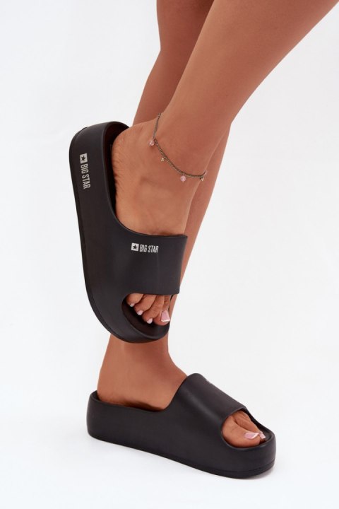 Sandał Klapki Model Big Star SS274721 Black - Step in style Step in style