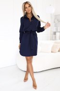 Sukienka Model Camille 284-4 Navy - Numoco Numoco Sukienka Model Camille 284-4 Navy - Numoco Numoco