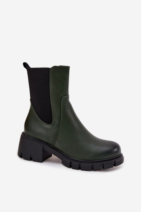 Botki Model Kyra RMR2038-38 Green - Step in style Step in style Botki Model Kyra RMR2038-38 Green - Step in style Step in style