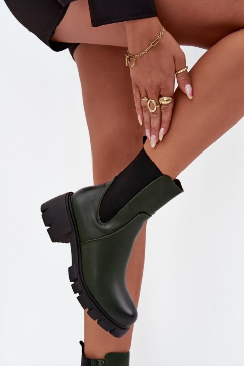 Botki Model Kyra RMR2038-38 Green - Step in style Step in style Botki Model Kyra RMR2038-38 Green - Step in style Step in style