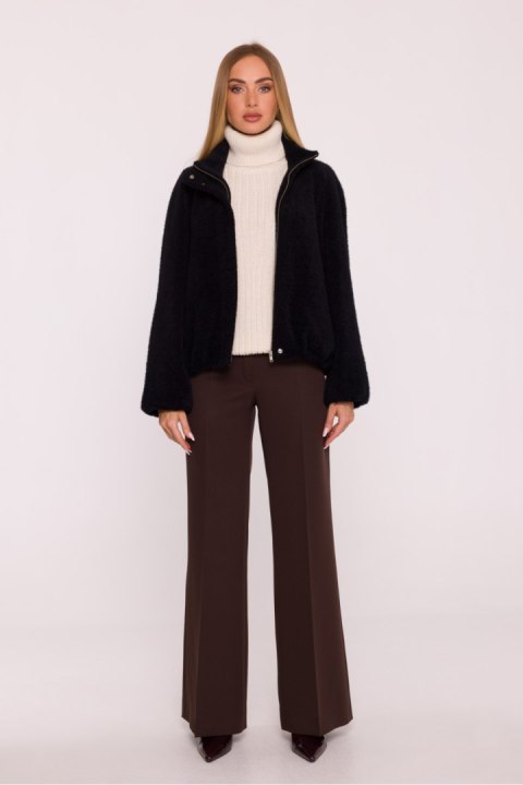 Kurtka Damska Model MOE885 Black - Moe Moe Kurtka Damska Model MOE885 Black - Moe Moe