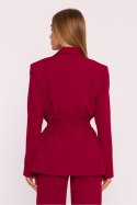 Marynarka Damska Model MOE873 Bordo - Moe Moe