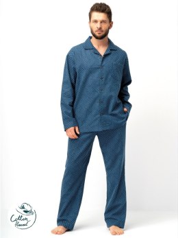PIŻAMA MĘSKA MNS 815 FLANELA DR R.3XL-4XL KEY