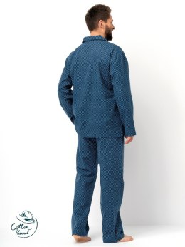 PIŻAMA MĘSKA MNS 815 FLANELA DR R.3XL-4XL KEY