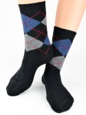 SKARPETY Z WEŁNĄ SW020 ROMBY NITKA SKARPETY Z WEŁNĄ SW020 ROMBY NITKA