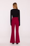 Spodnie Damskie Model MOE874 Bordo - Moe Moe Spodnie Damskie Model MOE874 Bordo - Moe Moe
