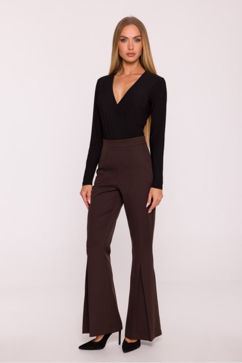 Spodnie Damskie Model MOE874 Brown - Moe Moe