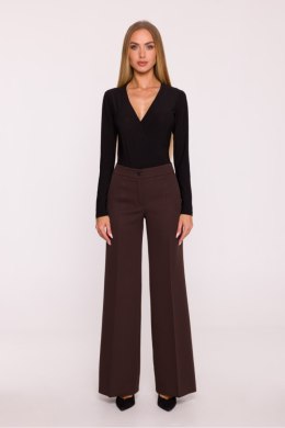 Spodnie Damskie Model MOE875 Brown - Moe Moe