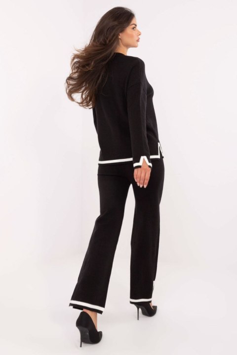Spodnie Komplet Model IT-KMPL-99062.66 Black - Italy Moda Italy Moda Spodnie Komplet Model IT-KMPL-99062.66 Black - Italy Moda Italy Moda