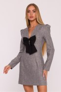 Sukienka Model MOE869 Grafit - Moe Moe Sukienka Model MOE869 Grafit - Moe Moe