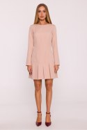 Sukienka Model MOE872 Beige - Moe Moe Sukienka Model MOE872 Beige - Moe Moe