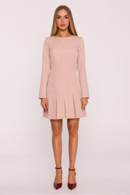 Sukienka Model MOE872 Beige - Moe Moe