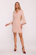 Sukienka Model MOE876 Beige - Moe Moe Sukienka Model MOE876 Beige - Moe Moe
