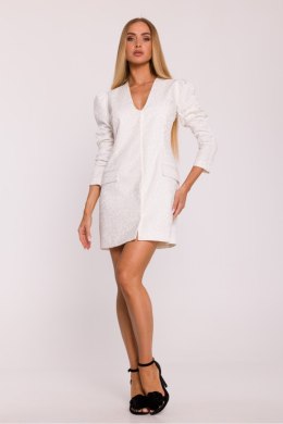 Sukienka Model MOE881 Śmietana - Moe Moe