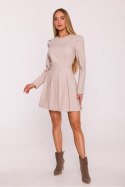 Sukienka Model MOE884 Beige - Moe Moe Sukienka Model MOE884 Beige - Moe Moe